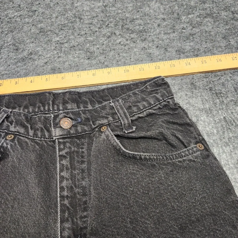 Levis Vintage 506 Black Wash Straight Orange Tab Student Jeans 27x28 90s USA